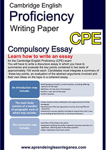 HOW TO WRITE AN ESSAY FOR THE CAMBRIDGE ENGLISH