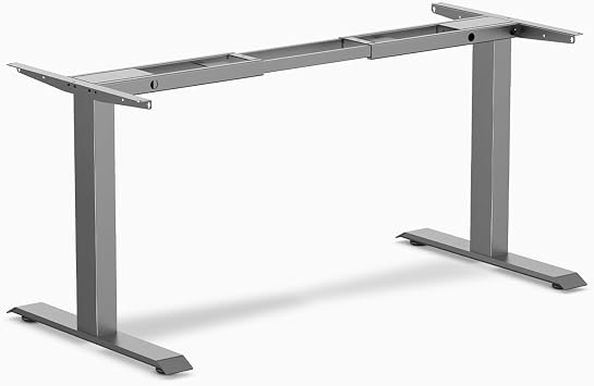 Desky Zero Fixed Office Desk Frame White