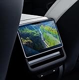 Zilimontt Película de vidrio templado para Model Y Juniper 2025 y Model 3 2024-2025, protector de pantalla de control de clima trasero, dureza 9H, antihuellas, para facilitar