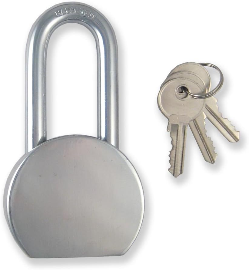 65mm Steel Padlock with Long Shackle Keyed Alike Ideal for Trucks MADOL