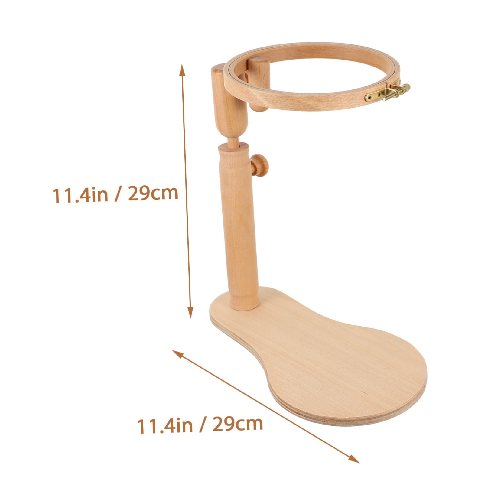 HOODANCOS Bastidor De Bordado Ajustable De Madera Soporte Para Punto De Cruz Marco De Bordado Para Manualidades Para Bordar Casa