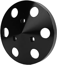 aqxreight Conditioning AC Cover Kit Metal High Strength 8847 for Sanden 508 Silver Sanden Efficient Ensuring Conditioning Part OEM 8847 Is for of for Specifications Pattern AC CoverAir (Black)