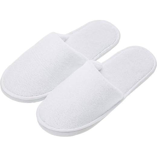 Disposable Cotton Closed Toe Slippers