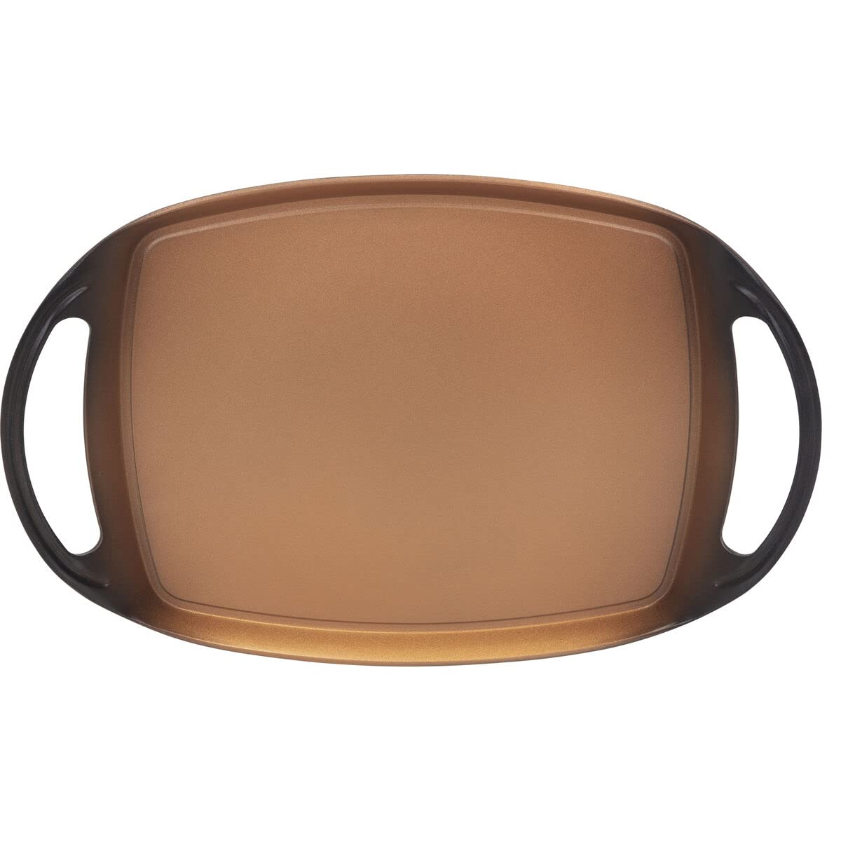 San Ignacio Origen - Double Round Grill Pan 36 cm - Die-Cast Aluminium - Quantanium Interior with Diamond Powder Coating - Induction Point - Soft Touch Handle in Black
