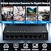 SODOLA 8 Port Gigabit Ethernet Switch|Desktop/Wall-Mount|Plug & Play| Fanless |Metal Housing|Fanless Design|Desktop Ethernet Splitter|Quiet Unmanaged Network Switch