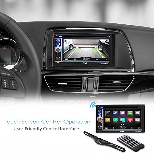 Premium Pyle 6.5-Inch Double Din Car Stereo With Bluetooth Receiver Headunit, Reverse Backup Camera, Car Video, Touchscreen, Waterproof, Usb/Sd, Aux-In, Multimedia Disc Player, Mp4/Mp3 (Pldnv64Bcm) #TOP5