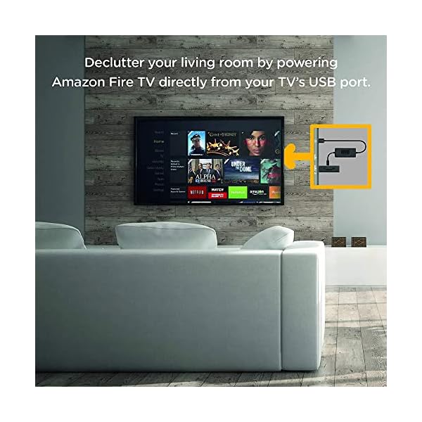 Fire TV Stick 4K mit Alexa-Sprachfernbedienung + Mission USB Stromkabel (kein Wechselstrom-Ladeadapter erforderlich) – Bild 5