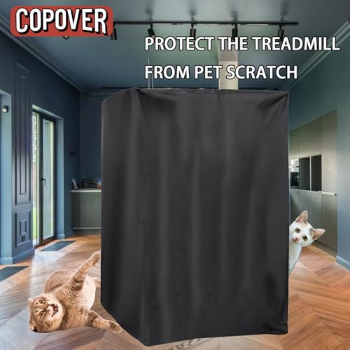 Image of Treadmill Cover, Dustproof UV Protection Running Machine Cover, Exercise Workout Equipment Protective with Drawstring for Home Fitness Equipment Treadmill Indoor & Outdoor