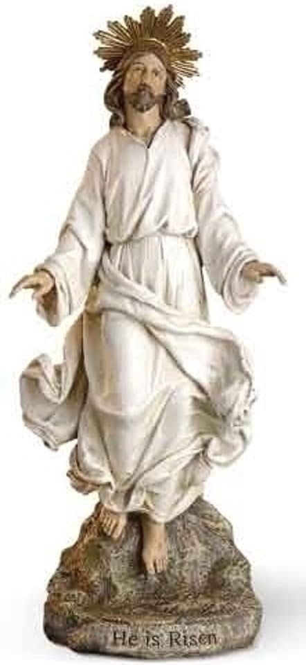 Not Just an Empty Box 12" Risen Christ Jesus Statue Figurine