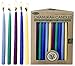 Rite-Lite Judaica Vegetable Wax Chanukah Candles in a Recycled Paper Box. Box of 45 Candles