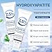 3 PCS Hydroxyapatite Toothpastes for Enamel Protection and Tooth Strengthening, Fluoride-Free with Gentle Mint, Fresh Breath, Reduce Tooth Sensitivity,Daily Use for Oral Care