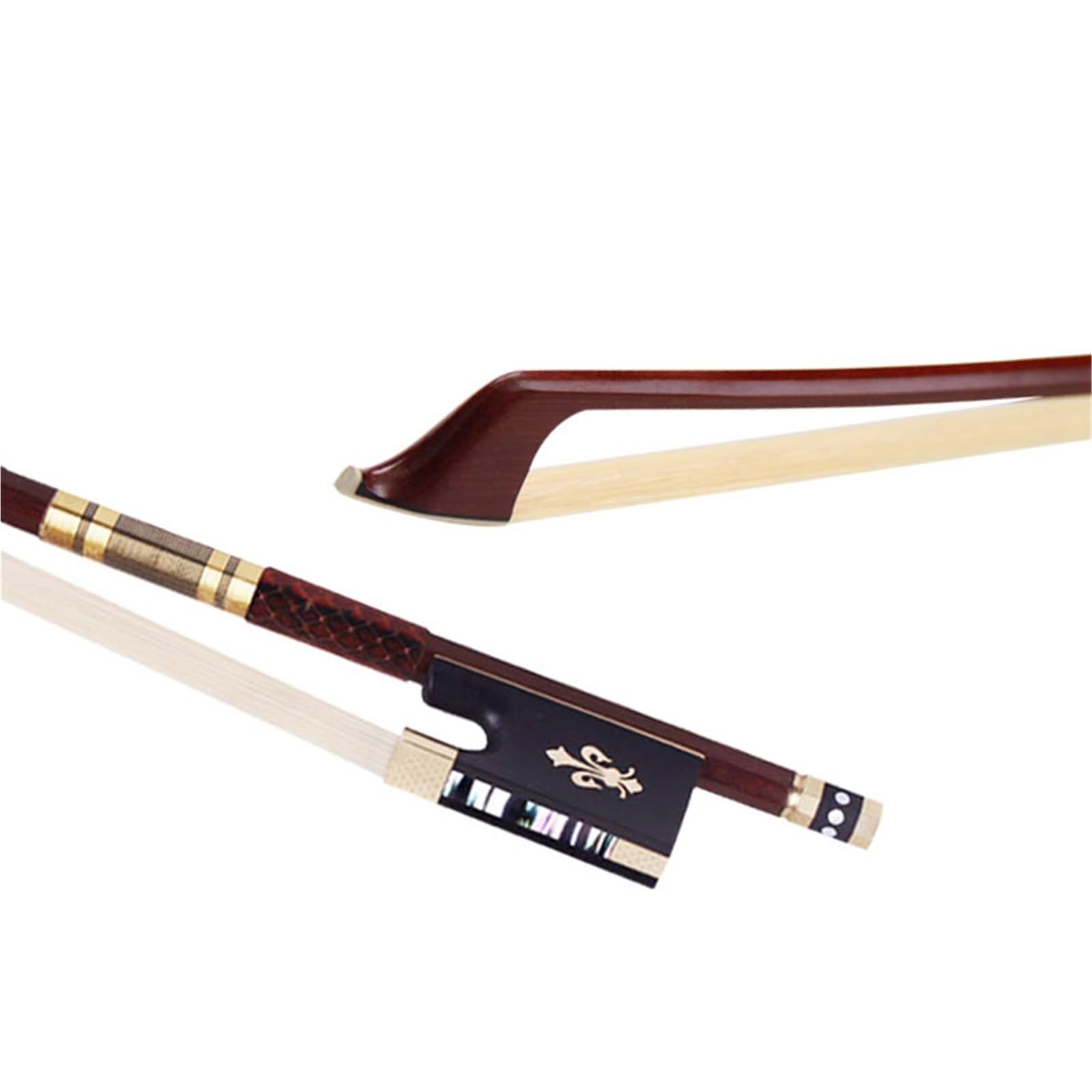 Smyczek Skrzypiec Łuk do skrzypiec Łuk z drewna brazylijskiego Łuk do altówki Pręt do smyczka Łuk z końskiego włosia(Viola bow)