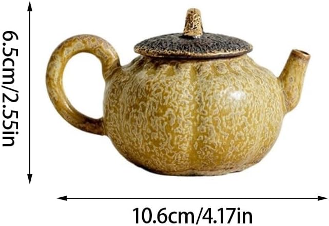 Tea Infuser Tea Kettle Chinese Teapot Household Pumpkin Teapot Ceramic Kung Fu Tea Set Filter Teapot 100 Ml Tea Pot Tea Steeper