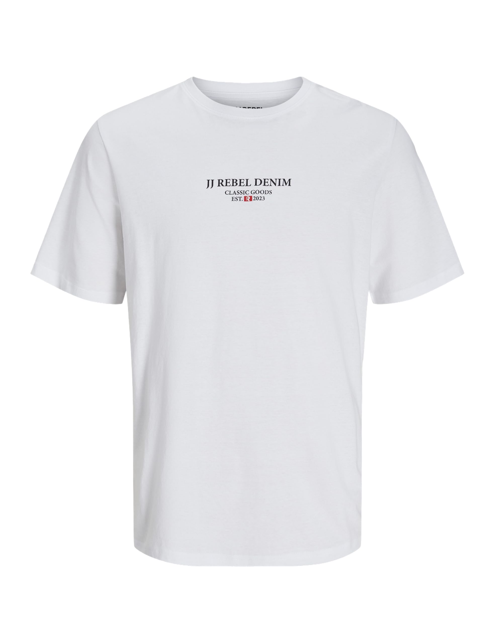 JJ REBEL Herren Jrebjeans Rebel Print Tee Ss O-Neck Noos