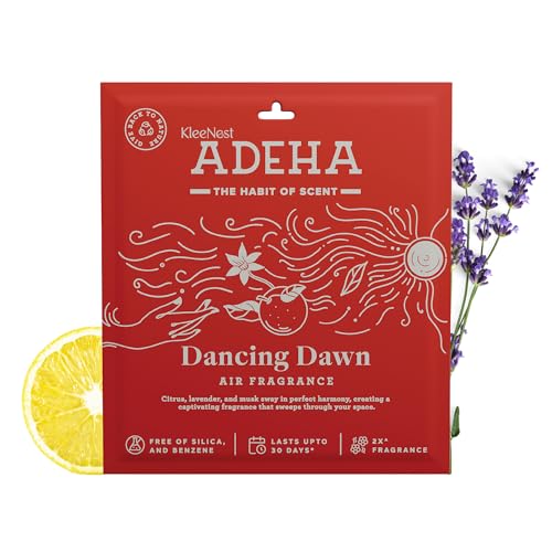 Image of Kleenest Advanced Toilet Cleaner Liquid, 1 L | Adeha Air Freshener Pocket Mixed Fragrances - (20g*4)
