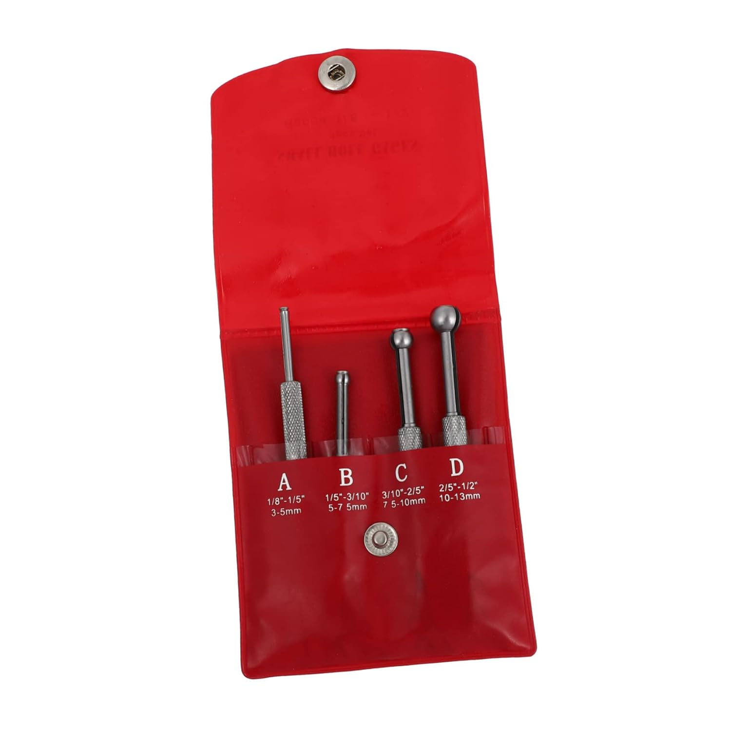 KICHOUSE 4pcs Set Telescoping Gauge T Bore Hole Gauge Minimeter