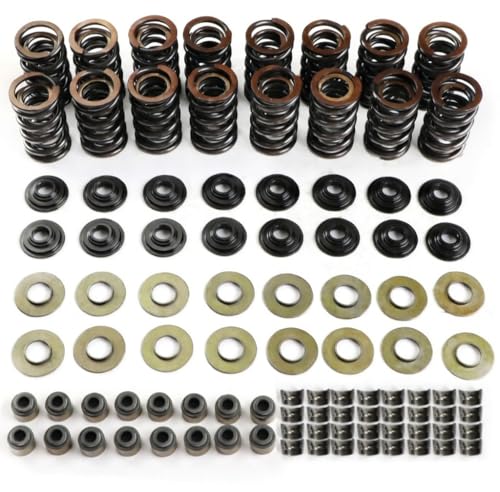 Image of SK001S 660 inch Dual Valve Spring Platinum Kit with Retainers Fit For LS LS1 LS2 LS3 LS4 LS6 L76 L92 L99 LQ4 LQ9 L33 LSA 5.3L 6.0L 6.2L SK001