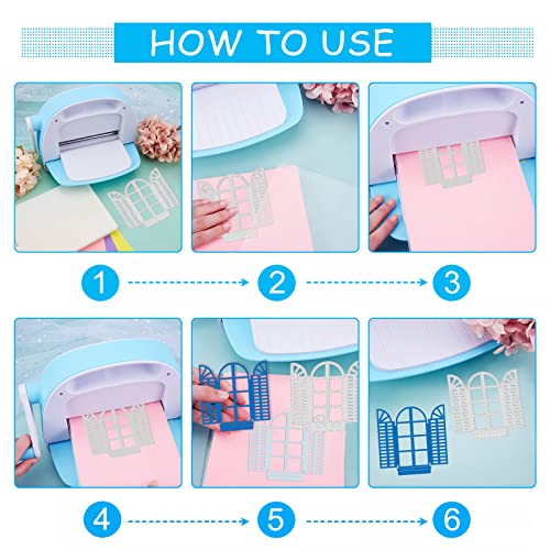 Molde de ventana para troquelado de tarjetas de scrapbooking y manualidades creativas con papel 6