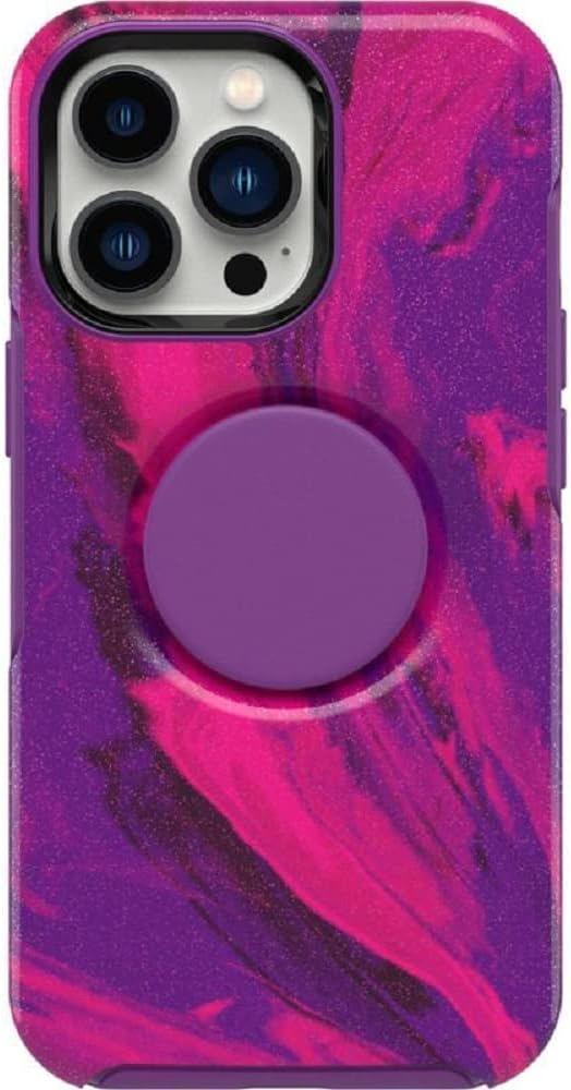 OtterBox + Pop Symmetry Series Case for iPhone 13 Pro (ONLY) Non-Retail Packaging (Berry Flow) - Image 3