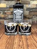 Personalized Glass Whiskey Tumblers