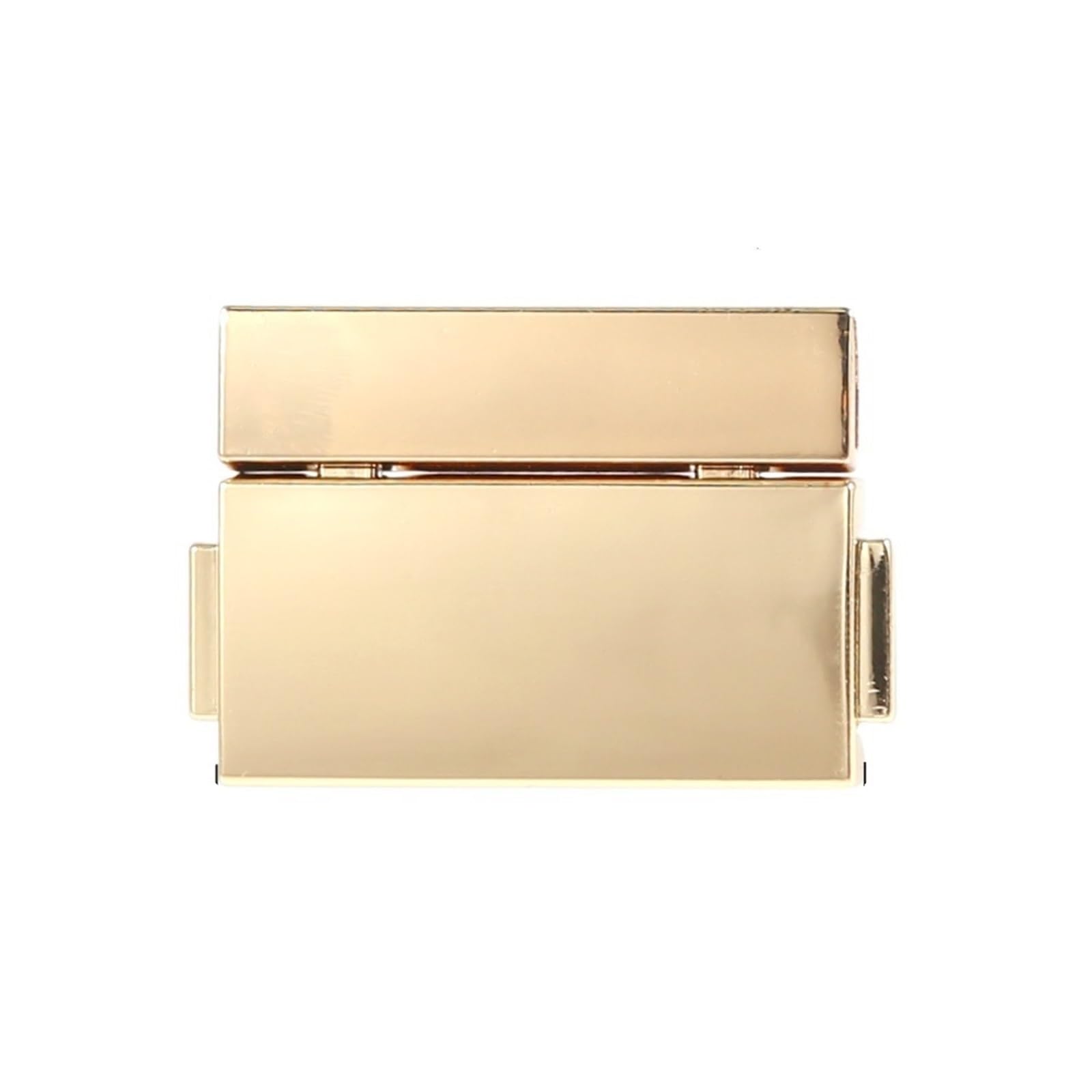 Skręć zamek, zamknij portfel, Zapięcia do torebek, opakowanie 10 sztuk, 3,9 cm, prostokątne, metalowe, wielokolorowe(Lightgold)