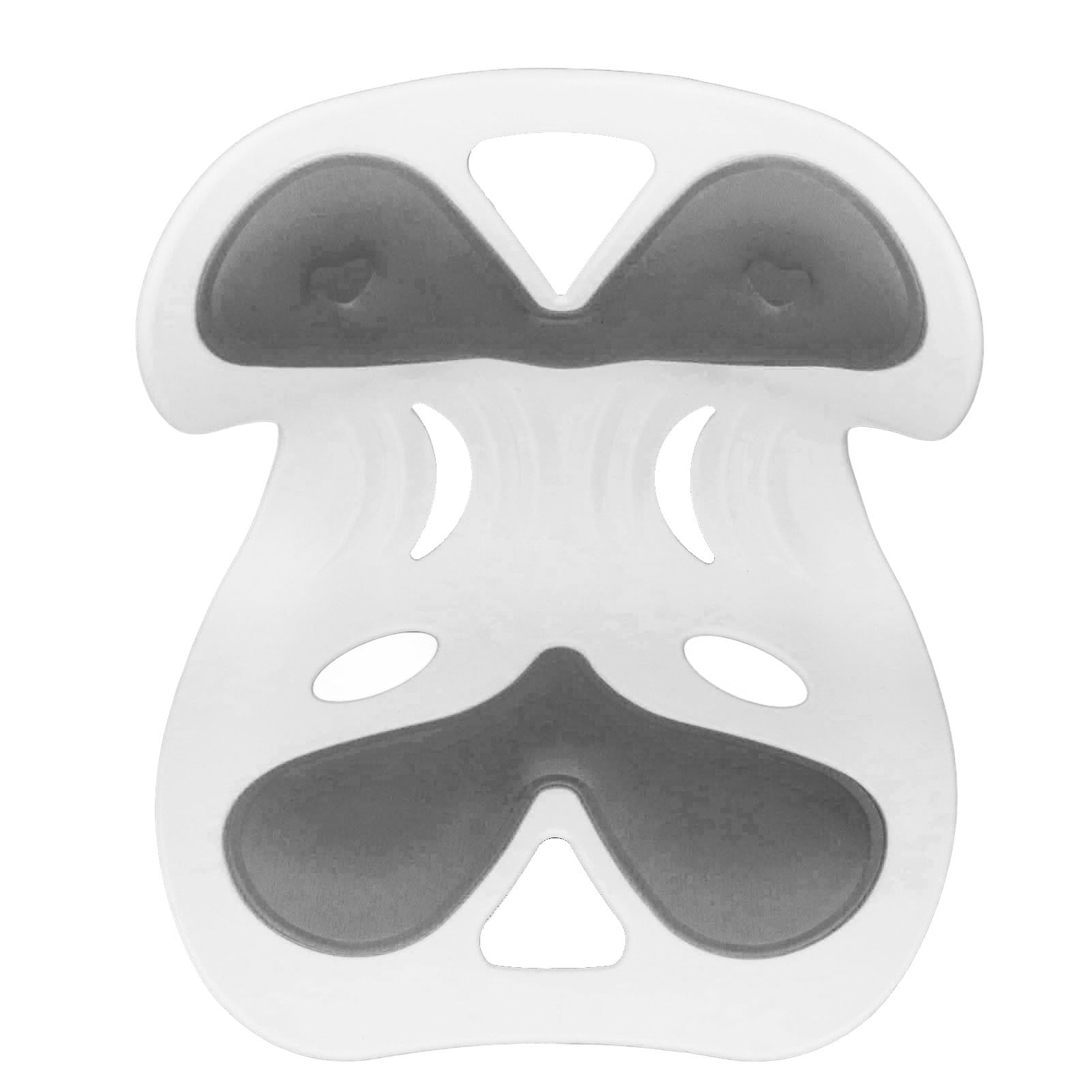 Cojín de Postura de Soporte de Cintura, Soporte Lumbar para Silla Correctora de Postura para Automóvil (Grey)