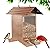 Samhe Bird Feeders for Outdoors, Heavy Duty Hanging Metal Wild Bird Feeder for Outside with 2-Side Feeding, Extra Large 8 Lbs Capacity, Easy to Clean & Refill
