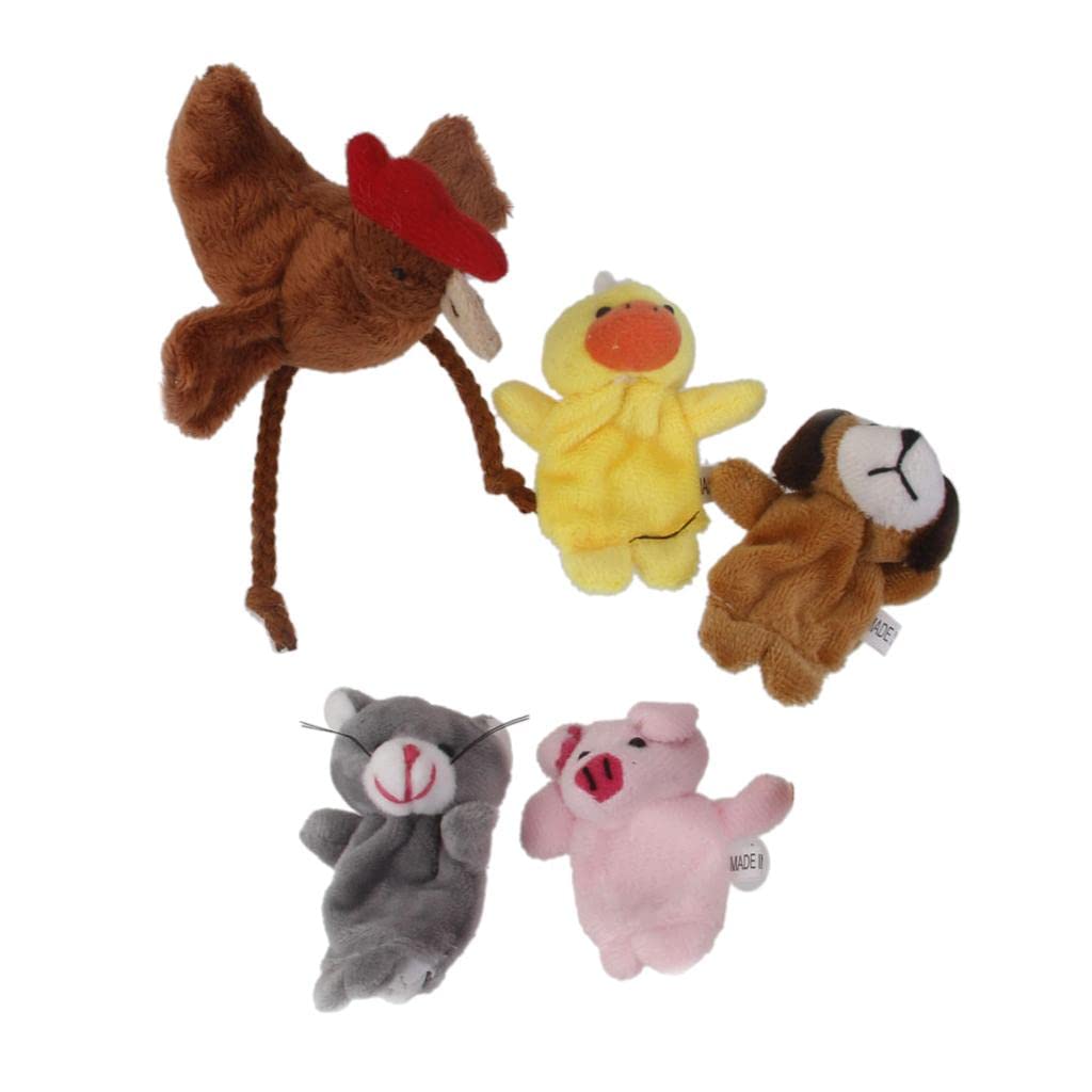MYADDICTION Set of 5pcs Finger Puppets- The Little Red Hen-image-29