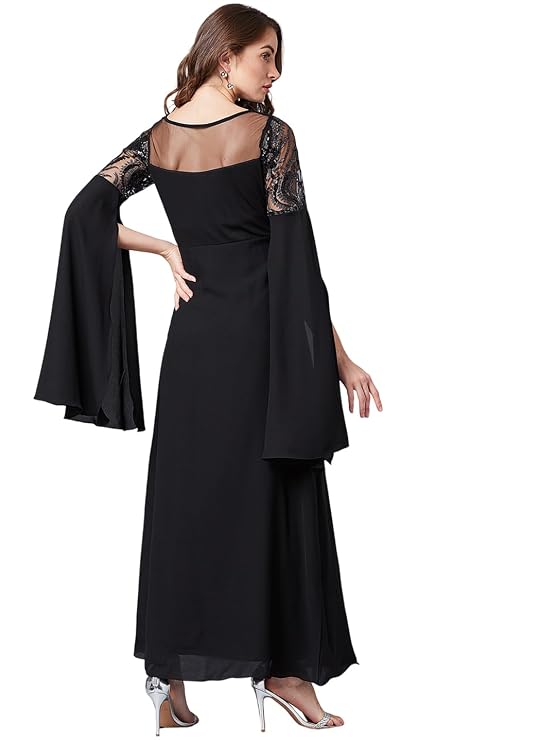 myntra athena embellished slit sleeves maxi dress reviews Buy Women's Black at Size:ONE_SIZE Lulus | White Taffeta ruched-styles