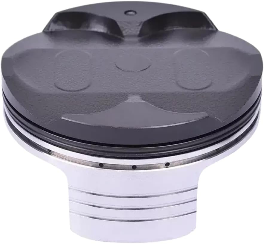 4 Set 76mm 76.25mm 76.5mm 76.75mm 77mm STD +25 +50 +75 +100 Piston And Ring Kit Compatible With Automotive Motorcycle Parts 13101-MFL-010 13031-MFL-010(4x 0.50 Piston Ring)