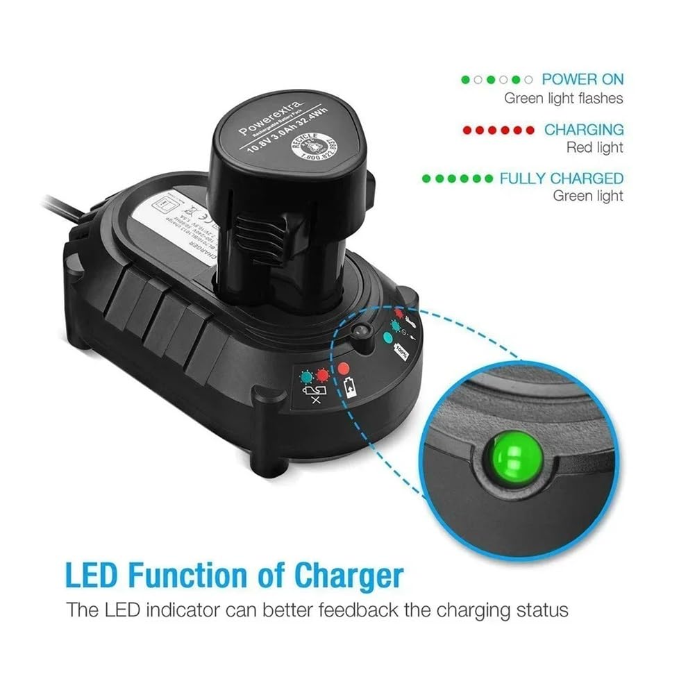 Ładowarka kompatybilna z Makita BL1013 BL1014 10.8V-12V akumulatory litowo-jonowe DC10WA wiertarka elektryczna śrubokręt narzędzia ładowarka zasilająca(EU)