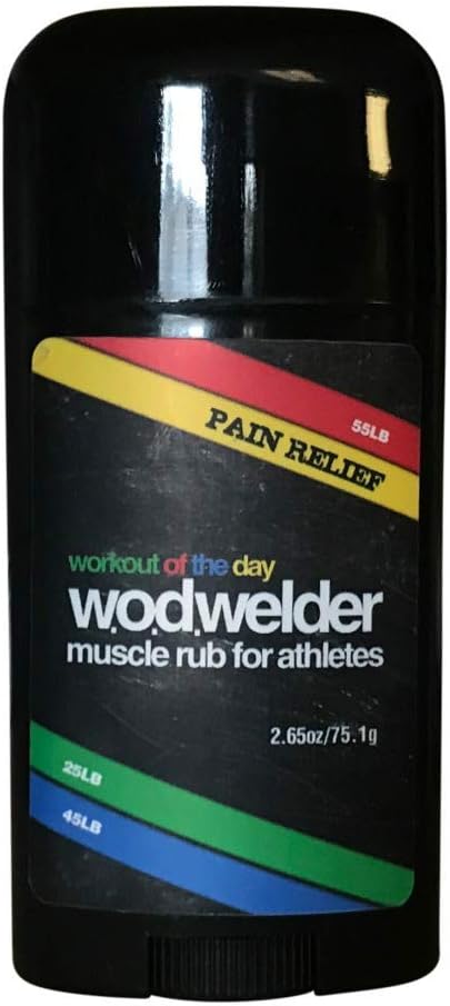 W.O.D. Welder Muscle Rub Pain Relief Balm - All-Natural Formula, Expertly Formulated for Athletes - 2.65oz