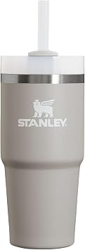 Stanley Quencher H2.0 Tumbler with Straw 14 oz | Twist On 3-Way Lid | Cupholder Compatible for Travel | Insulated Stainless Steel Cup | BPA-Free | Ash