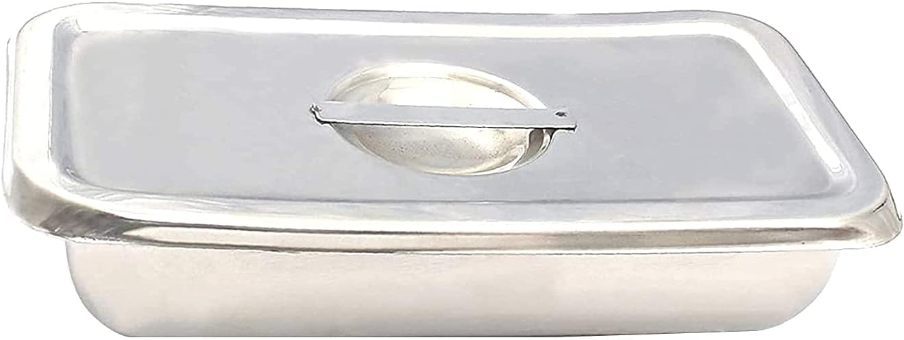 PC 9"X5"X2" Instrument Tray with LID HOLLOWARE : Industrial & Scientific