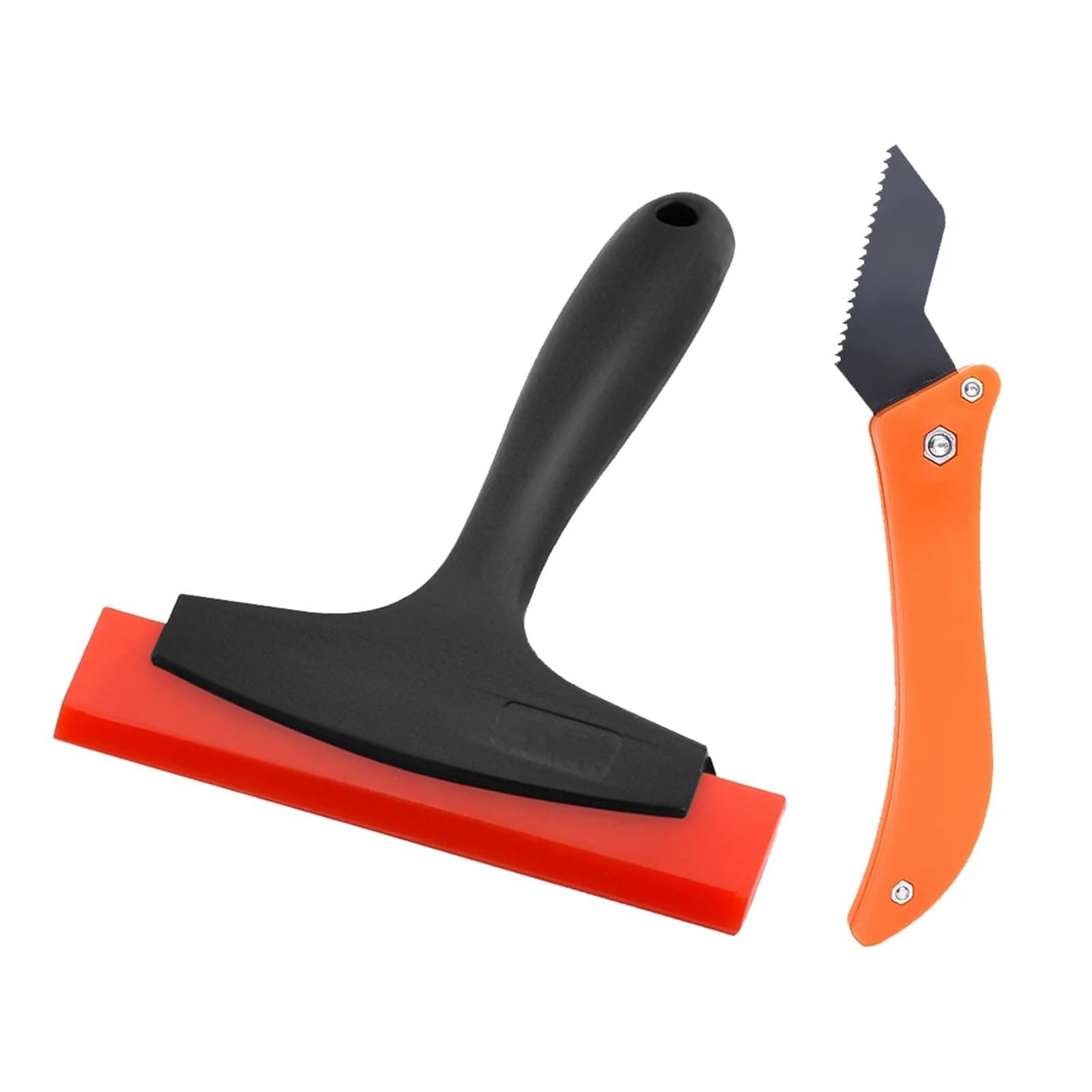 Hexhuasr 2Pcs-01 2In1 Tile Gap Filling Cleaning Scraper Shovel Grout For Tiling Fixing Car Film Glass Snow Ice Trowel Remover Construction Tools(2Pcs-01)