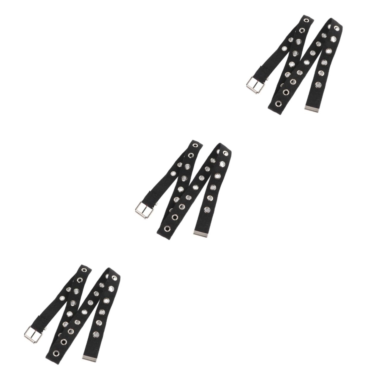 SHERCHPRY 2 cinturones de cintura para mujer, cinturón de moda, cinturón de ajuste de tensión, hebilla de aleación, cadena para el vientre para mujer