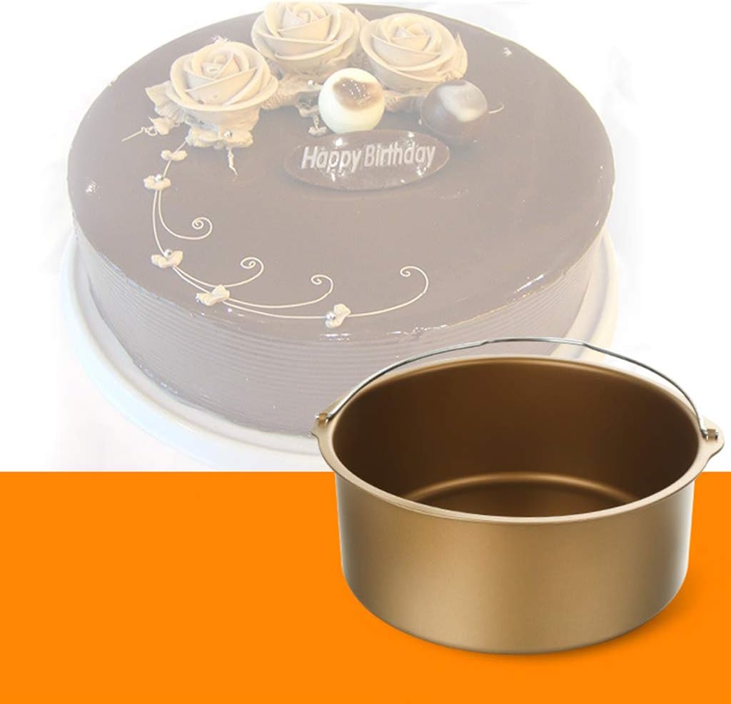 6/7/8 Inch Air Fryer Cake Mold Baking Tray Oven Frying Roasting Basket Bakeware Air Fryer Basket for Oven XL