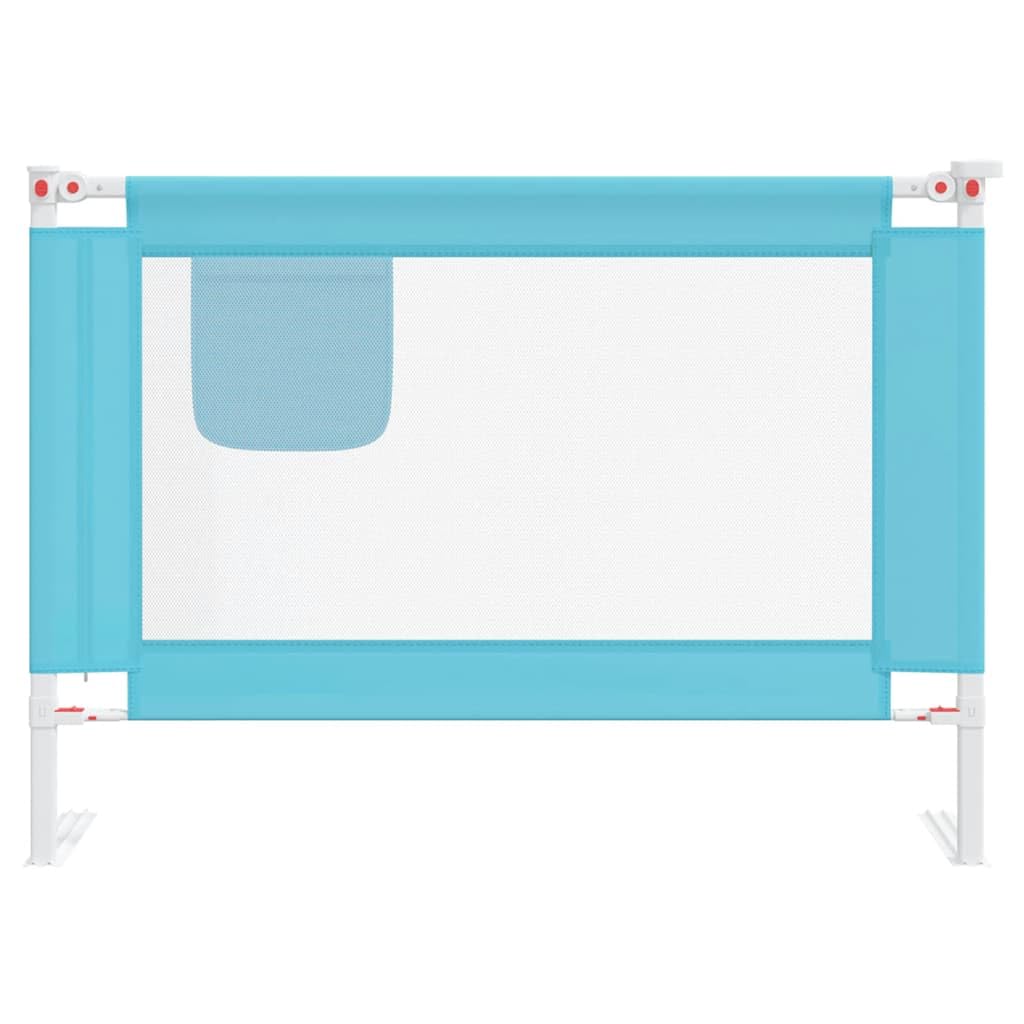 Generisch Kleinkind-Bettschutzgitter Blau 90x25 cm Stoff,Baby & Kleinkind,Babysicherheit,Baby-Bettschutzgitter,10207