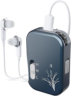 Fastwell F81P Rechargeable Pocket Hearing Aid For Severe & Profound Hearing Loss, Pocket Ear Machine In The Kaan Wired Machine POCKET Hearing Aid (FOR BOTH EAR)