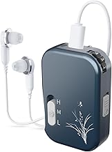 Fastwell F81P Rechargeable Pocket Hearing Aid For Severe & Profound Hearing Loss, Pocket Wired Hearing Aid (FOR BOTH EAR)