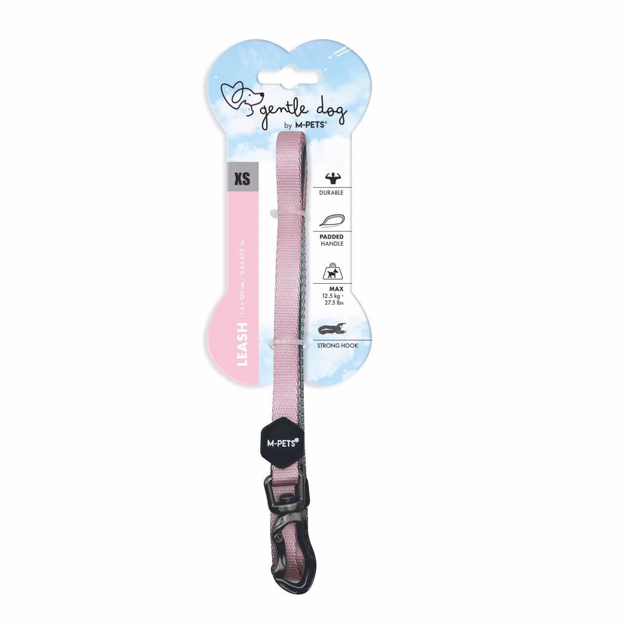 M-Pets Gentle Dog Gezdirme Kayışı (XS) Pink