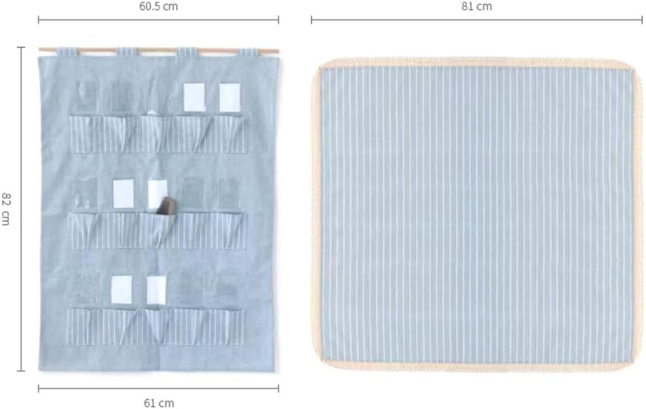 Montessori Dressing Hanging Bag & Tablecloth Set, Practical Life & Self-Care Toy for Toddlers 3-6 Years