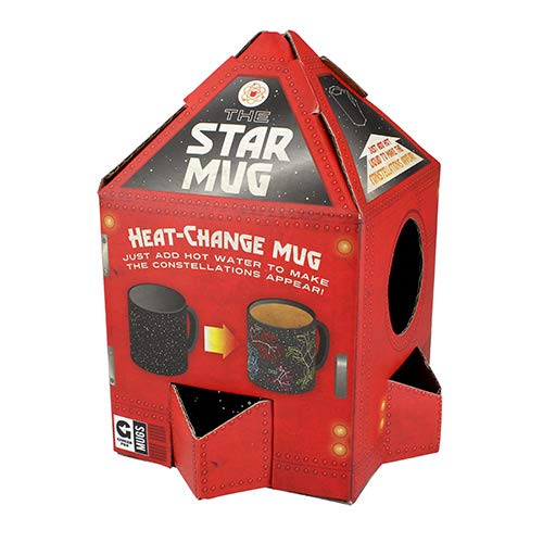 Ginger Fox Star Constellations Heat Changing Novelty Mug - Watch The Starry Night Sky Transform To 6 Constellations
