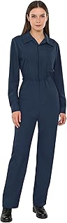 Womens Mechanic Boiler Suit Cargo Coveralls Jumpsuit One Piece Flightsui...