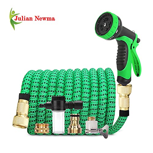 Tuinslang Tuin Watergevende slang, telescopische flexibele carwash slang met schuimtank spray set geschenk (Color : Burgundy, Diameter : 1/2'') - Image 3