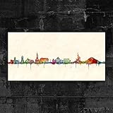 Kunstbruder Reutlingen Skyline (div. Größen) - Kunst 