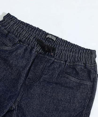 Image of Urbano Juniors Boy's Regular Fit Mid Rise Washed Denim Jogger Jeans Stretchable