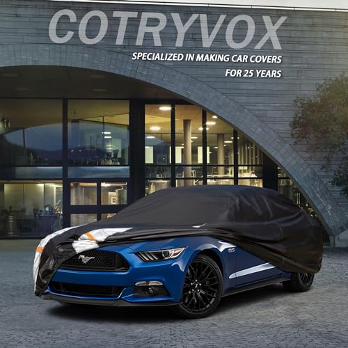Image of 10-Layer Waterproof Coupe Car Cover. See Vehicle Size-Chart for Accurate Fit. Full Outdoor Small Car Covers. Mazda Miata MX5, Honda s2000, Audi TT, BMW Z4, Fiat 124 Spider, etc. C1 (See Size Chart)