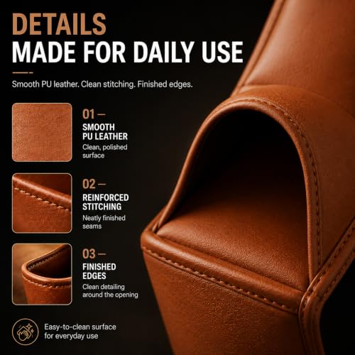 Leather Door Panel Cup Holder