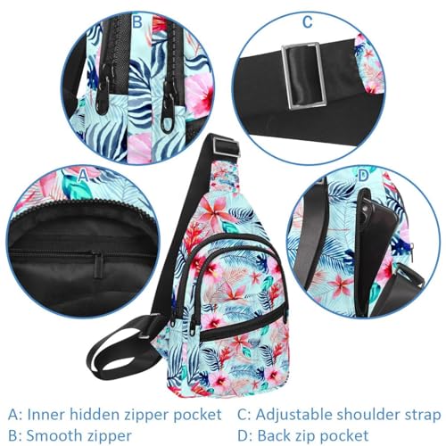 Mochica cruzada impermeable violeta con estampado de lavanda para viajes cómodos 4